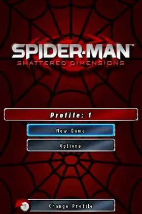 Spider-Man - Shattered Dimensions (USA) (En,Fr) screen shot title